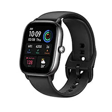 Laai prent in Gallery-kyker, Amazfit GTS 4 Mini-slimhorlosie, Alexa-ingeboude fiksheidspoorder met 24-uur-hartslagbloedsuurstofmonitor, 5 satellietposisionering, 120+ sportmodusse, 5 OTM-waterdig (Middernagswart)
