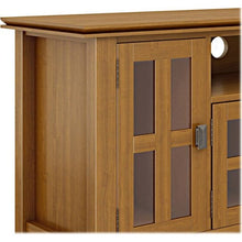Charger l'image dans la galerie, Simpli Home - Artisan Solid Wood 72 inch Wide Transitional TV Media Stand in Honey Brown For TVs up to 80 inches - Honey Brown