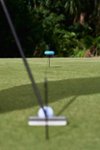Laai prent in Gallery-kyker, Perfekte oefening - Die reëndruppel - Intrekbare tou vir gholf - Blou