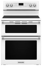 Charger l'image dans la galerie, KitchenAid - 6.7 Cu. Ft. Self-Cleaning Freestanding Double Oven Electric Convection Range