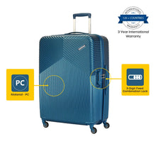 Laai prent in Gallery-kyker, American Tourister Georgia Polikarbonaat Moonlight Blue Hardside-bagasiestel (FS3 (0) 21 004)