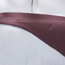 Charger l'image dans la galerie, E. Jay Bedding Co Reversible Microfiber Polka Dot Comforter Set - Eggplant