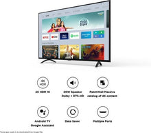 Charger l'image dans la galerie, Mi 4X 108 cm (43 inch) Ultra HD (4K) LED Smart Android TV