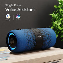 Laai prent in Gallery-kyker, BoAt Stone 1200F Sunburn Edition met tot 9 uur terugspeel en RGB-LED's 14 W Bluetooth-luidspreker (blou, stereokanaal)