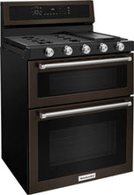 Charger l'image dans la galerie, KitchenAid - 6.7 Cu. Ft. Self-Cleaning Freestanding Double Oven Electric Convection Range
