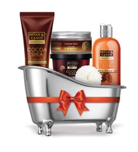 Charger l'image dans la galerie, Bryan &amp; Candy New York Cocoa Shea Bath Tub Kit Diwali Gift Set For Women And Men, Complete Home Spa Experience (Shower Gel, Hand &amp; Body Lotion, Sugar Scrub, Body Polish)
