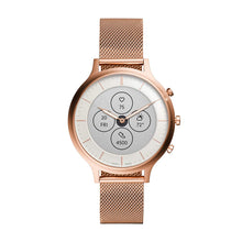 Laai prent in Gallery-kyker, Fossil Charter Hybrid Hr Smartwatch White Dial Dameshorlosie - FTW7014 

