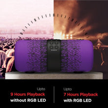 Laai prent in Gallery-kyker, BoAt Stone 1200F Sunburn Edition met tot 9 uur terugspeel en RGB-LED's 14 W Bluetooth-luidspreker (blou, stereokanaal)

