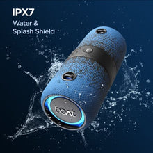 Laai prent in Gallery-kyker, BoAt Stone 1200F Sunburn Edition met tot 9 uur terugspeel en RGB-LED's 14 W Bluetooth-luidspreker (blou, stereokanaal)
